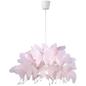 Hängeleuchte Farfalla, Pink, Kunststoff, 115 cm, RoHS, Lampen & Leuchten, Leuchtenserien