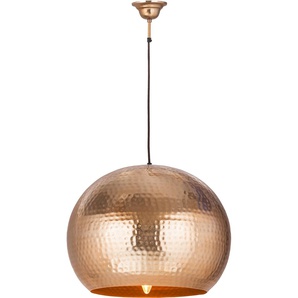 Hängeleuchte KAYOOM Fabricia Lampen Gr. 1 flammig, Ø 47 cm Höhe: 35 cm, goldfarben Designlampe Pendelleuchten und Hängeleuchten