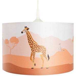 Hängeleuchte  Scandi ¦ orange ¦ Kunststoff ¦ Maße (cm): H: 25  Ø: 40