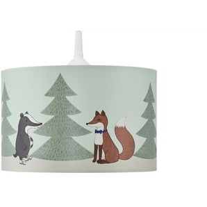 Hängeleuchte Wald ¦ grün ¦ Maße (cm): H: 18 Ø: 28