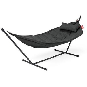 Hängematte mit Gestell Headdemock Superbe textil grau / Olefine-Gewebe - mit Kissen - Fatboy - Grau