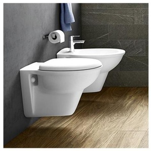 Hängendes Bidet aus glänzend weißer Keramik Vitra Normus