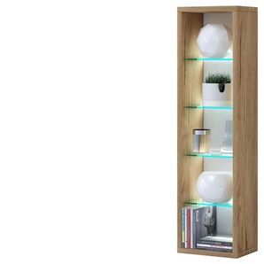 Hängeregal  Rasito ¦ holzfarben ¦ Maße (cm): B: 21 H: 76,6 T: 14.4