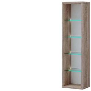 Hängeregal  Rasito ¦ holzfarben ¦ Maße (cm): B: 21 H: 76,6 T: 14.4