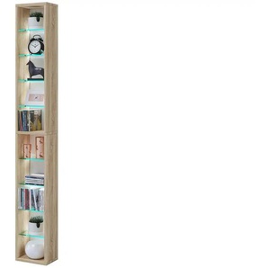 Hängeregal - holzfarben - Materialmix - 21 cm - 151,6 cm - cm 14,4 | Möbel Kraft