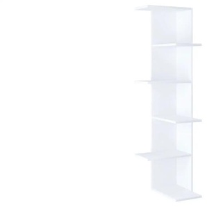 Hängeregal - weiß - Materialmix - 37 cm - 140 cm | Möbel Kraft