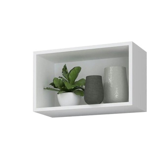 Hängeregal - weiß - Materialmix - 50 cm - 30 cm | Möbel Kraft
