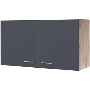 Hängeschrank 100cm Braun/Grau/Basalt