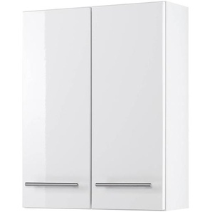 Hängeschrank 50cm Weiß/Hochglanz Weiß