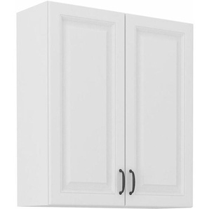 Hängeschrank 80 cm Stilo Weiß Küchenzeile Küchenblock Küche Landhaus Höhe 90 cm