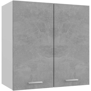 Hängeschrank Lyon Betongrau 60x31x60 cm Holzwerkstoff