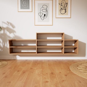 Hängeschrank Eiche - Moderner Wandschrank: Hochwertige Qualität, einzigartiges Design - 190 x 60 x 34 cm, konfigurierbar