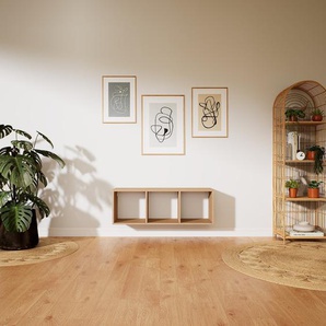 Hängeschrank Eiche - Moderner Wandschrank: Hochwertige Qualität, einzigartiges Design - 118 x 41 x 34 cm, konfigurierbar