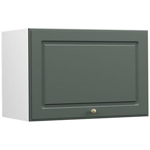 Hängeschrank Fame-Line, Grün-Gold Landhaus, 60 cm Flach Vicco