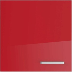 Hängeschrank IMPULS KÜCHEN Schränke Gr. B/H/T: 60 cm x 57,9 cm x 34,5 cm, links-Rot Hochglanz, 1 St., rot (rot hochglanz) Hängeschränke mit Drehtür