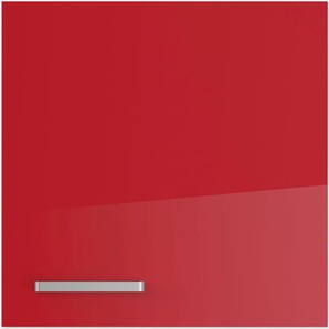 Hängeschrank IMPULS KÜCHEN Schränke Gr. B/H/T: 60 cm x 57,9 cm x 34,5 cm, rechts-Rot Hochglanz, 1 St., rot (rot hochglanz) Hängeschränke mit Drehtür
