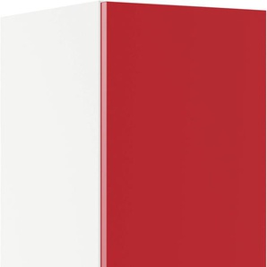 Hängeschrank IMPULS KÜCHEN Turin, Breite 30 cm Schränke Gr. B/H/T: 30 cm x 72,3 cm x 34,5 cm, rechts-Rot Hochglanz, 1 St., rot (rot hochglanz) Hängeschränke mit Drehtür