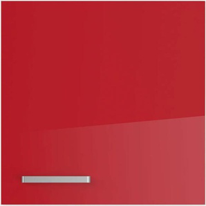 Hängeschrank IMPULS KÜCHEN Turin, Breite: 50 oder 60 cm Höhe: 57,9 cm Schränke Gr. B/H/T: 60 cm x 57,9 cm x 34,5 cm, Türanschlag rechts-Rot Hochglanz, 1 St., rot (rot hochglanz) Hängeschränke