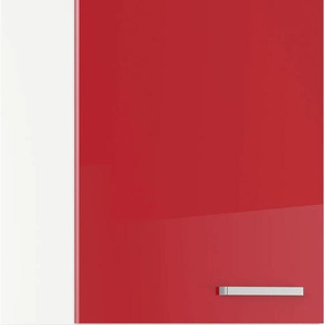 Hängeschrank IMPULS KÜCHEN Turin, Breite 60 cm Schränke Gr. B/H/T: 60 cm x 72,3 cm x 34,5 cm, links-Rot Hochglanz, 1 St., rot (rot hochglanz) Hängeschränke mit Drehtür