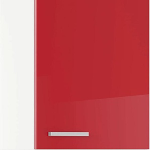 Hängeschrank IMPULS KÜCHEN Turin, Breite 60 cm Schränke Gr. B/H/T: 60 cm x 72,3 cm x 34,5 cm, rechts-Rot Hochglanz, 1 St., rot (rot hochglanz) Hängeschränke mit Drehtür