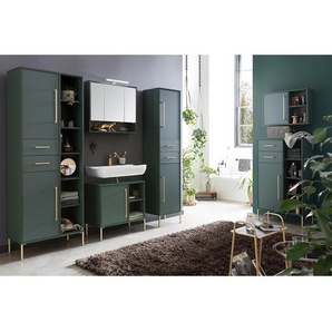 Hängeschrank Kent 67 x 48 x 16cm Grün/Dunkelgrün