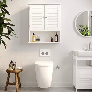 Hängeschrank Kontio 60 x 70 x 20cm Weiß/Weiß