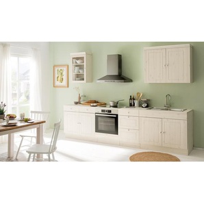 Massiver Hängeschrank Typ A 50cm Weiß/Kiefer Weiß