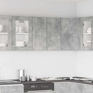 Hängeschrank Lyon Betongrau 60x31x60 cm Holzwerkstoff