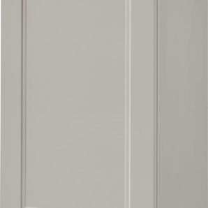 Hängeschrank NOBILIA Cascada, Ausrichtung wählbar, vormontiert Schränke Gr. B/H/T: 45 cm x 72 cm x 37,2 cm, Türanschlag links, 1 St., grau (front: lacklaminat steingrau, korpus: steingrau) Hängeschränke