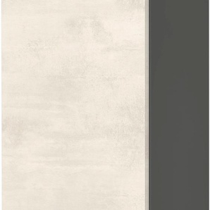 Hängeschrank NOBILIA Riva, Ausrichtung wählbar, vormontiert Schränke Gr. B/H/T: 30 cm x 72 cm x 37,2 cm, Türanschlag links, 1 St., front: weißbeton nachbildung, korpus: schiefergrau Hängeschränke