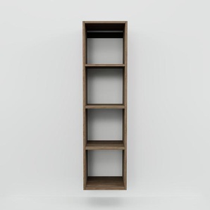 Hängeschrank Nussbaum - Moderner Wandschrank: Hochwertige Qualität, einzigartiges Design - 41 x 156 x 34 cm, konfigurierbar