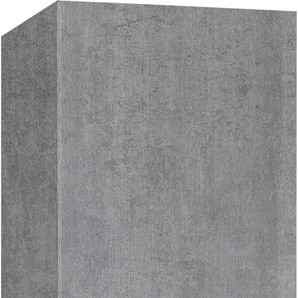 Hängeschrank OPTIFIT Cara Schränke Gr. B/H/T: 30 cm x 89,6 cm x 34,9 cm, 1 St., grau (beton, beton) Hängeschränke Breite 30 cm
