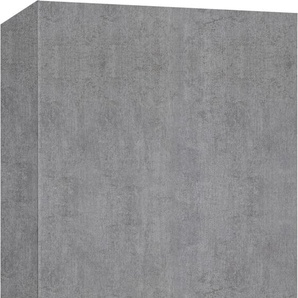 Hängeschrank OPTIFIT Cara Schränke Gr. B/H/T: 50 cm x 89,6 cm x 34,9 cm, 1 St., grau (beton, beton) Hängeschränke Breite 50 cm