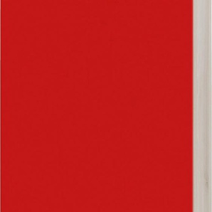 Hängeschrank OPTIFIT Faro Schränke Gr. B/H/T: 50 cm x 89,6 cm x 34,6 cm, 1 St., rot (rot glanz) Hängeschränke mit Metallgriff, Breite 50 cm