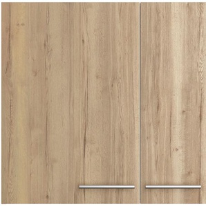 Hängeschrank OPTIFIT Klara Schränke Gr. B/H/T: 100 cm x 70,4 cm x 34,9 cm, 2 St., braun (wildeiche) Hängeschränke Breite 100 cm