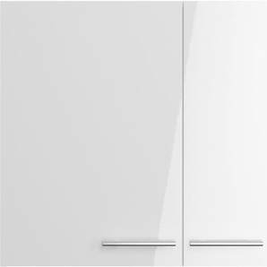 Hängeschrank OPTIFIT Klara Schränke Gr. B/H/T: 100 cm x 70,4 cm x 34,9 cm, 2 St., weiß (weiß lackiert, weiß) Hängeschränke Breite 100 cm