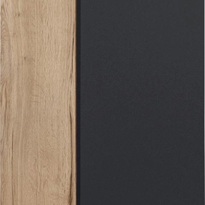 Hängeschrank OPTIFIT Roth Schränke Gr. B/H/T: 60 cm x 89,6 cm x 34,6 cm, 1 St., Komplettausführung, schwarz (anthrazit, wildeichefarben) Hängeschränke