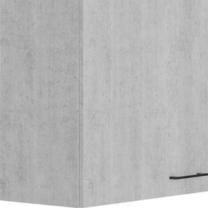 Hängeschrank OPTIFIT Tokio Schränke Gr. B/H/T: 60 cm x 70,4 cm x 34,9 cm, 1 St., Komplettausführung, grau (betonfarben) Hängeschränke