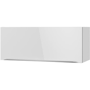 Hängeschrank II 90cm Weiß/Hochglanz Weiß
