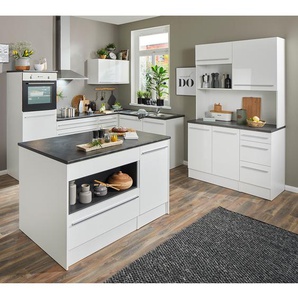 Hängeschrank 100 x 50 x 35cm Weiß/Hochglanz Weiß