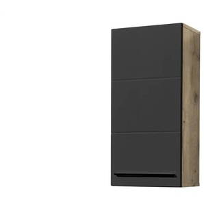 Hängeschrank - schwarz - Materialmix - 34 cm - 70 cm - cm 23,0 | Möbel Kraft