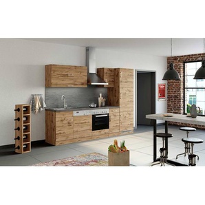 Hängeschrank Sorrento I 40cm Braun/Wotaneiche Dekor