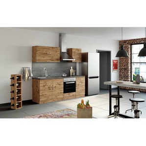 Hängeschrank Sorrento I 50cm Braun/Wotaneiche Dekor