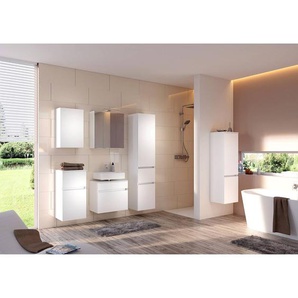 Hängeschrank Tira 40 x 64 x 20cm Weiß/Matt Weiß