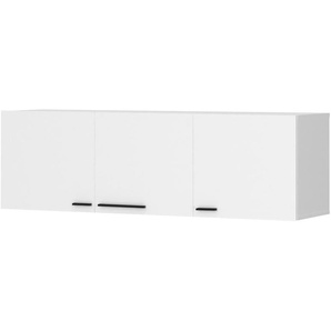 Hängeschrank - weiß - Materialmix - 135 cm - 42,6 cm - 41,6 cm | Möbel Kraft