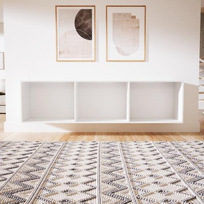 Hängeschrank Weiß - Moderner Wandschrank: Hochwertige Qualität, einzigartiges Design - 226 x 60 x 47 cm, konfigurierbar