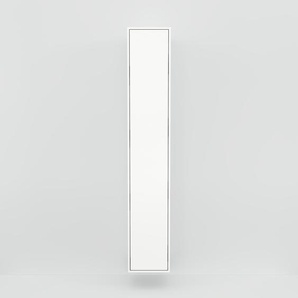 Hängeschrank Weiß - Moderner Wandschrank: Türen in Weiß - 41 x 233 x 47 cm, konfigurierbar