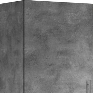 Hängeschrank WIHO KÜCHEN Cali Schränke Gr. B/H/T: 60 cm x 90 cm x 35 cm, 1 St., grau (front und korpus: betonfarben) Hängeschränke