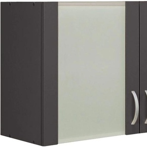 Hängeschrank WIHO KÜCHEN Flexi Schränke Gr. B/H/T: 100 cm x 56 cm x 35 cm, grau (anthrazit) Hängeschränke Breite 100 cm