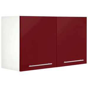 Hängeschrank WIHO KÜCHEN Flexi2 Schränke Gr. B/H/T: 100 cm x 56 cm x 35 cm, rot (rot glanz, weiß) Küchenhängeschrank Hängeschränke Schränke Breite 100 cm